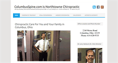 Desktop Screenshot of columbusspine.com